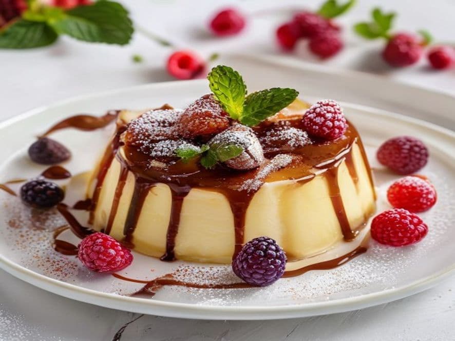 Flan keto de sandía keto mínima