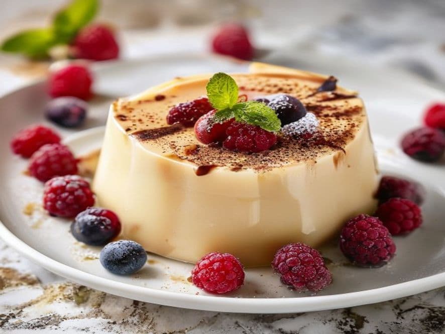 Gelatina keto de Baileys keto