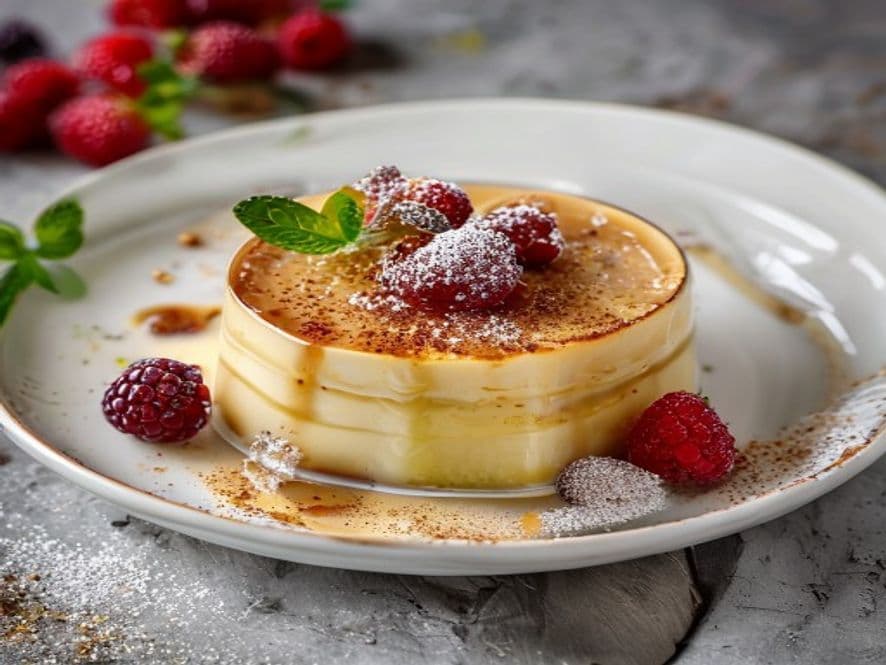 Gelatina Keto de Crème Brûlée Keto