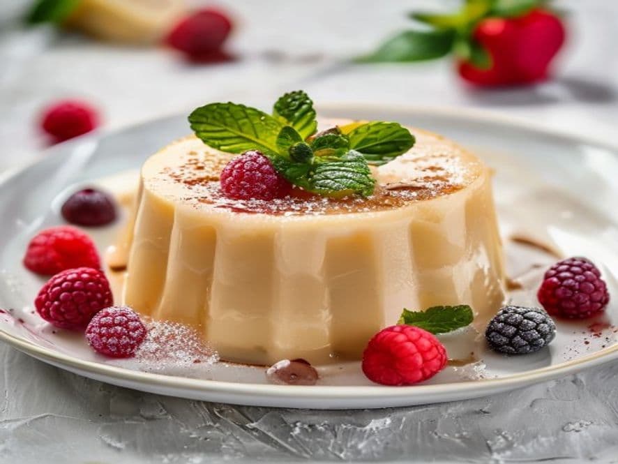 Gelatina keto de guayaba