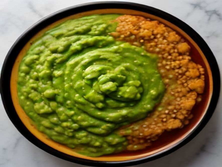 Guacamole Keto con Gusanos de Maguey Crujientes