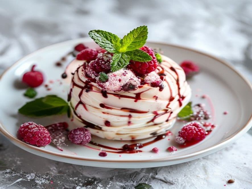 Helado Keto de Rosas