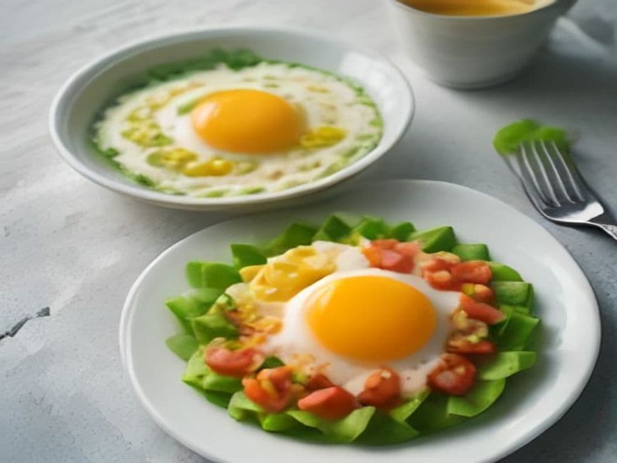 Huevos a la Copa con Setas al Ajillo Keto