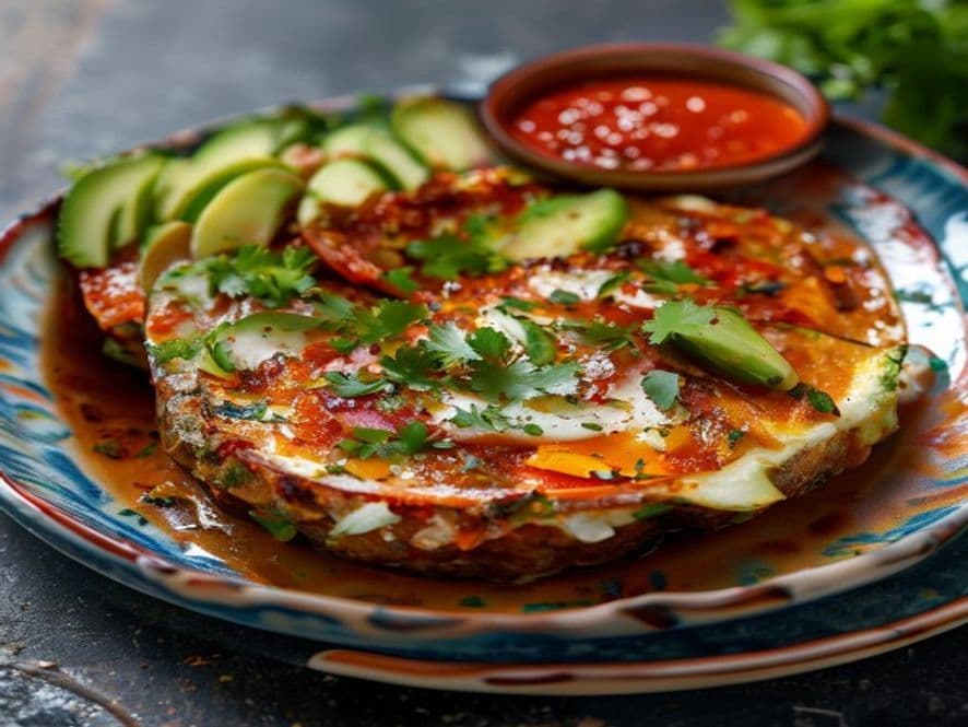 Huevos al Horno con Gusanos de Maguey Keto