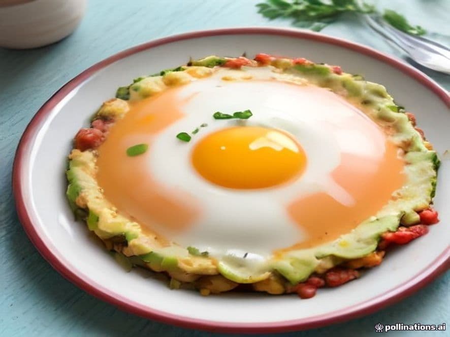 Huevos al horno con hongos silvestres Keto
