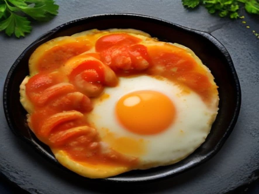 Huevos al Vapor con Camarones al Ajillo Keto