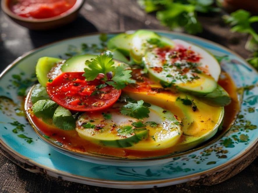Huevos al vapor con gusanos de maguey keto