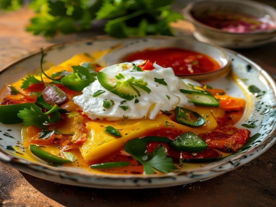 Huevos al vapor con jalapeño toreado Keto