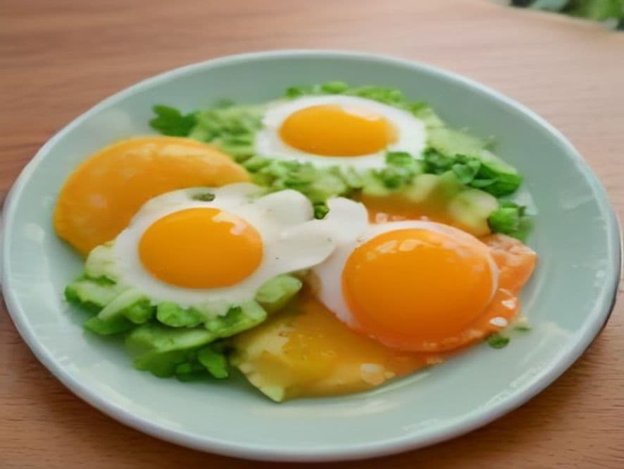 Huevos Benedictinos con Flor de Calabaza y Epazote Keto