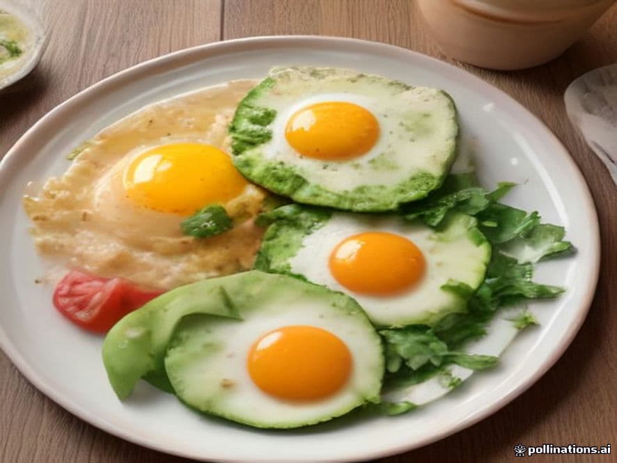 Huevos Benedictinos Keto sobre Portobello con Salsa Holandesa al Chipotle