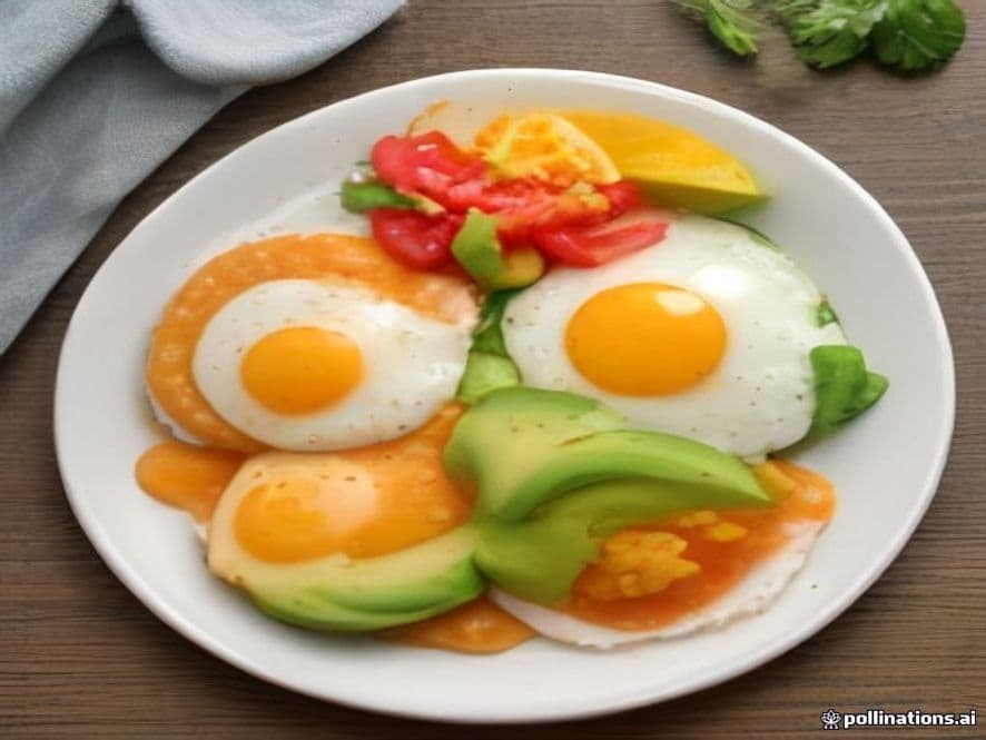 Huevos Benedictinos Mexicanos con Pimiento Morón y Cebolla Keto