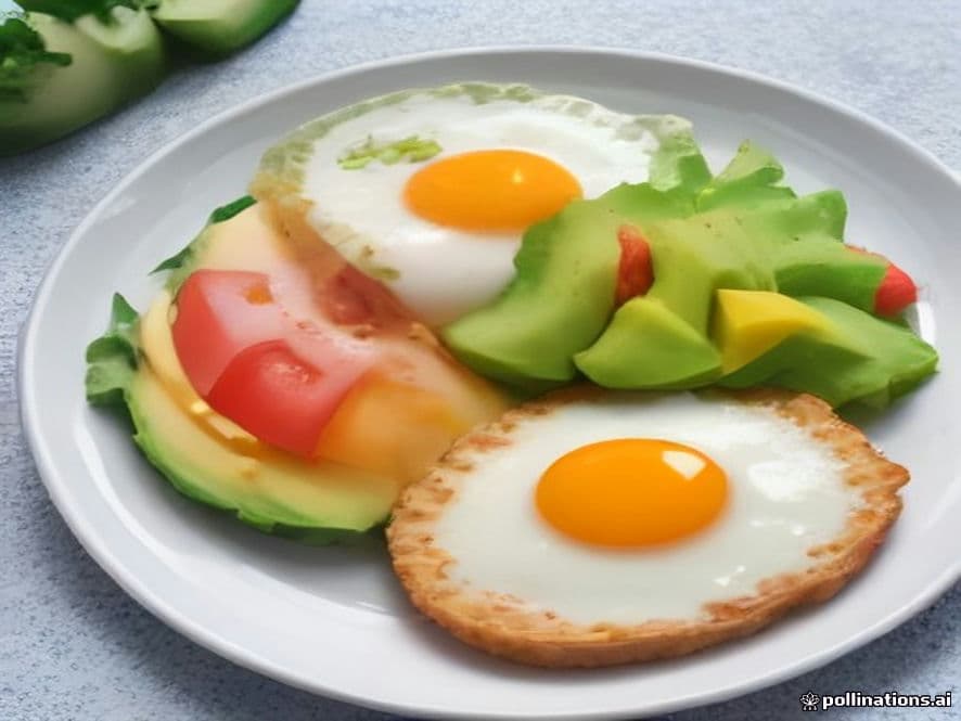Huevos Benedictinos con Res Deshebrada Keto