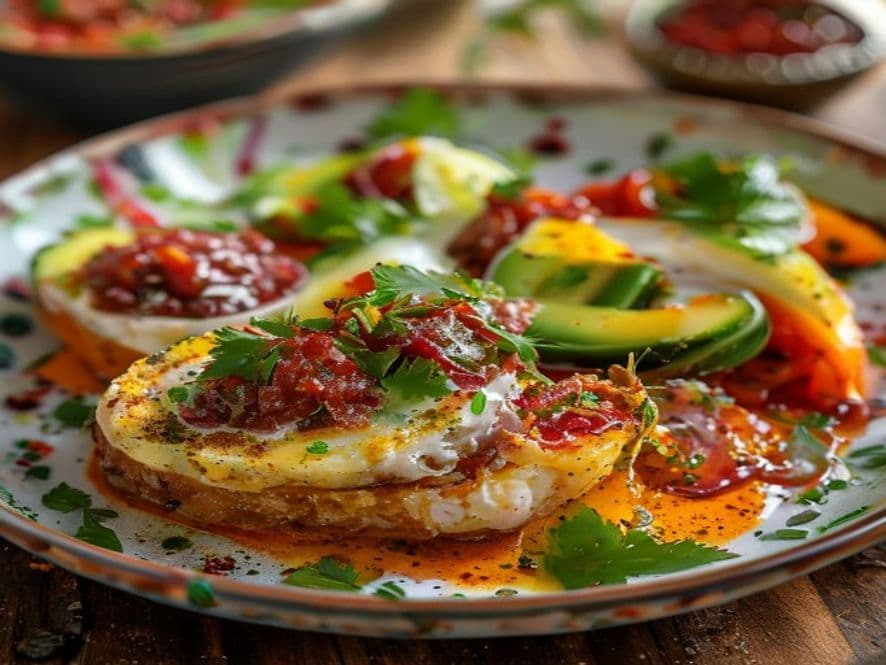 Huevos Benedictinos con Setas al Ajillo Keto