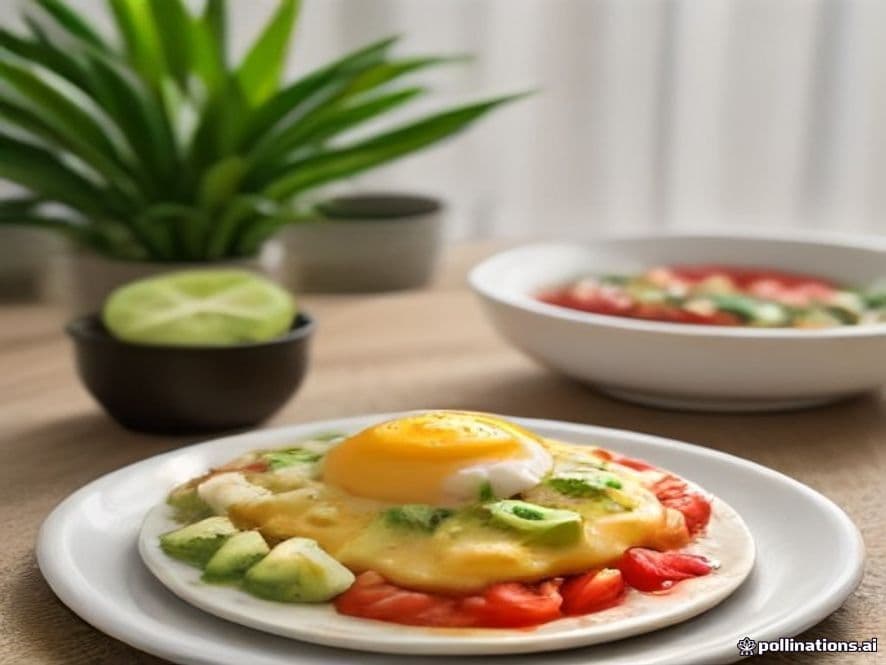 Huevos en Cazuela de Barro con Coliflor Salteada al Ajillo Keto