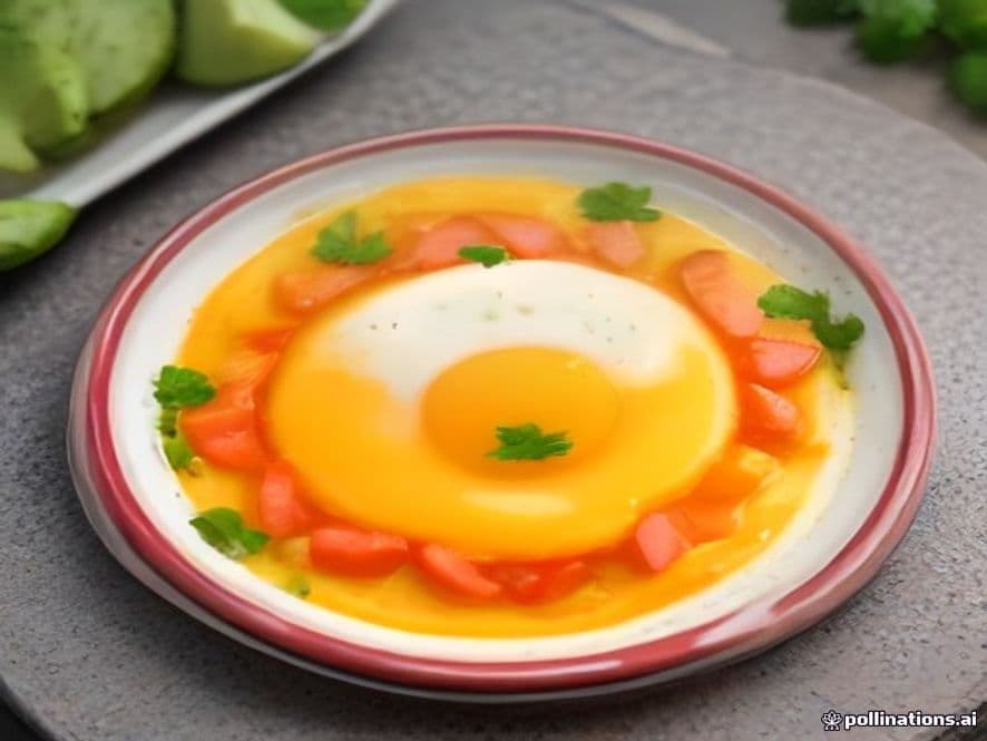 Huevos en Cazuela con Jitomate Asado y Albahaca Keto