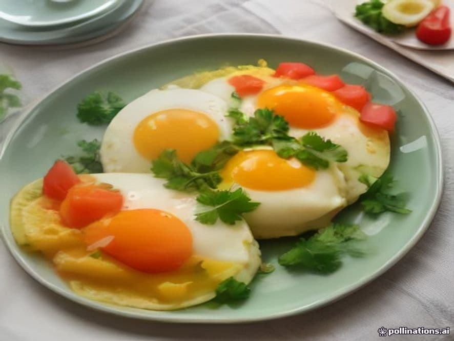 Huevos en Nido de Espinacas con Coliflor Salteada Keto