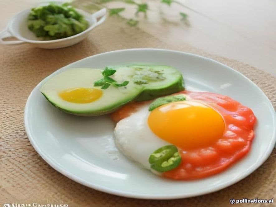 Huevos en Nido de Espinacas con Queso Cotija y Epazote Keto