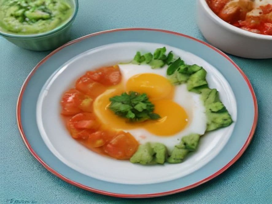 Huevos en Ramekin con Salsa Taquera Keto