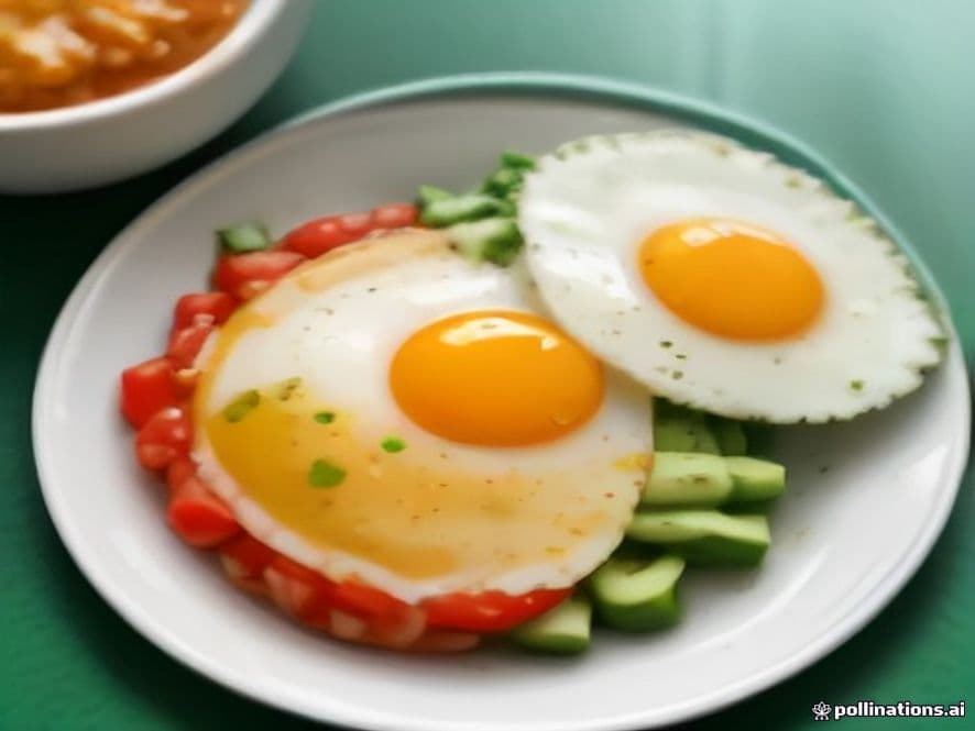 Huevos en Salsa con Chile Serrano y Cebolla Keto