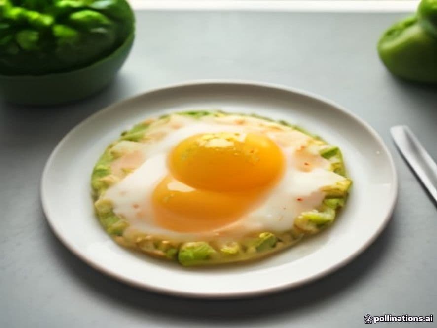 Huevos en Salsa Cremosa de Rajas Poblanas Keto