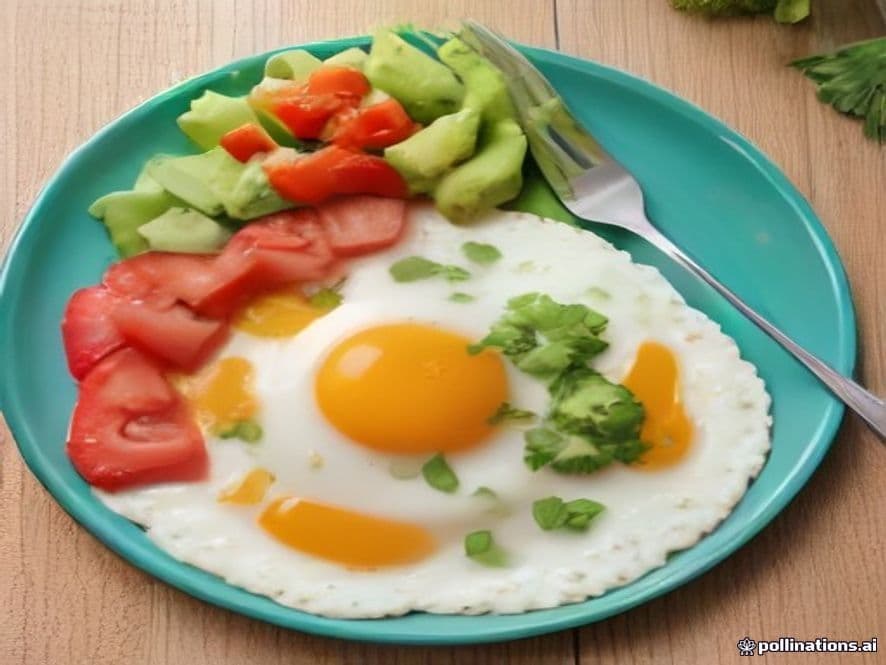 Huevos Escalfados con Cecina Oaxaqueña Keto