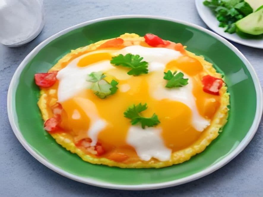 Huevos Estrellados con Calabacita y Queso Manchego Keto