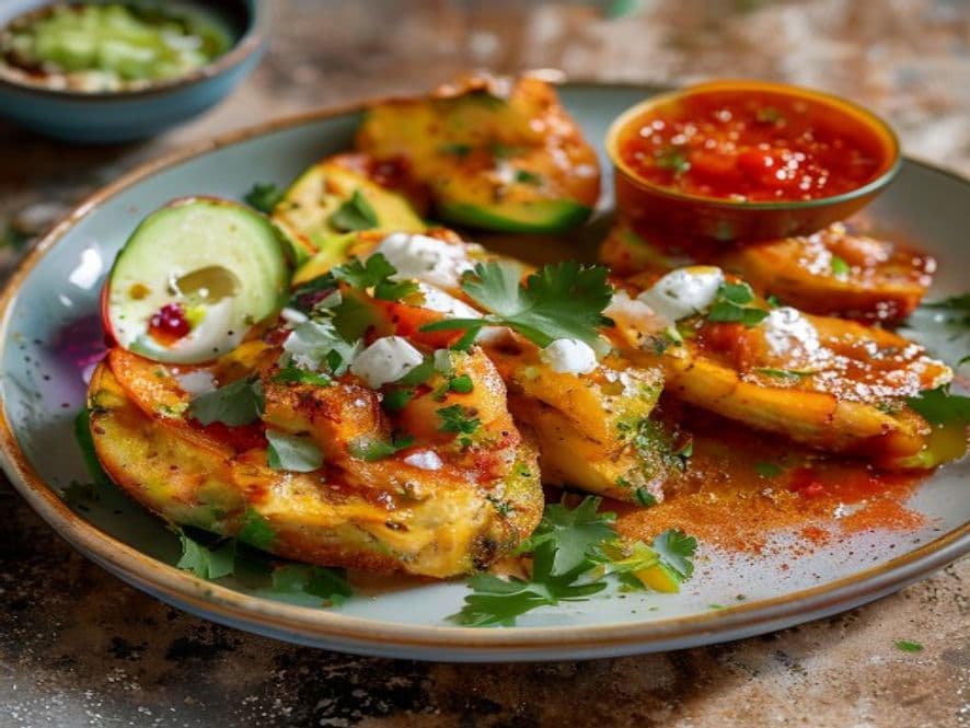 Huevos estrellados con flor de calabaza y epazote Keto
