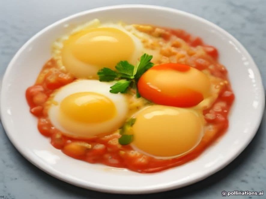 Huevos Estrellados con Queso de Cabra y Chile Keto