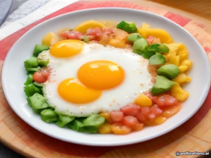 Huevos Estrellados con Salsa Taquera Keto