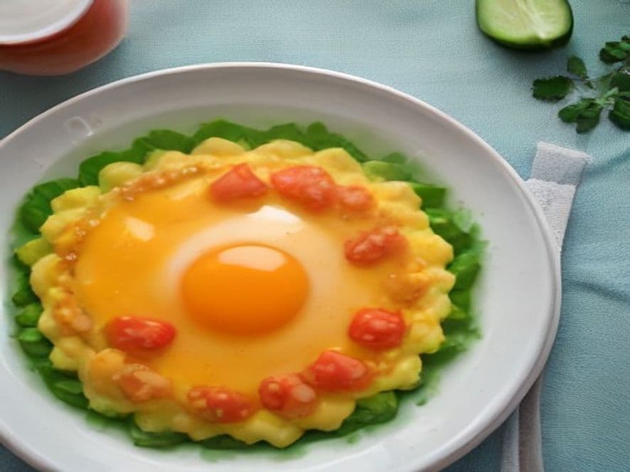 Huevos fritos en aceite de coco con hierba santa oaxaqueña Keto