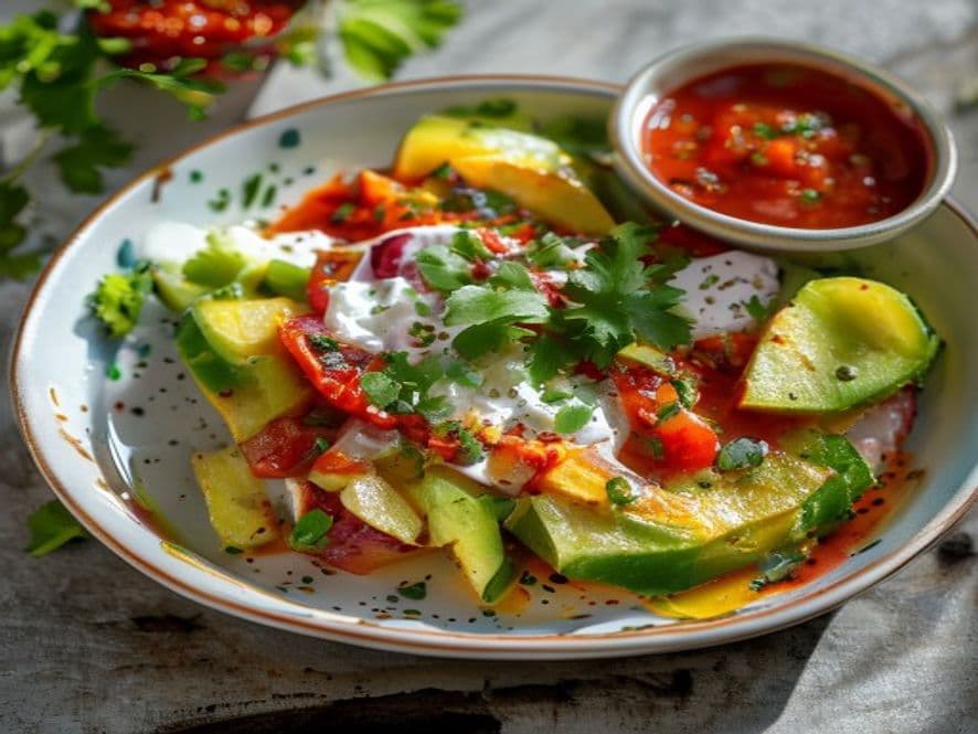 Huevos pochados con chepiche keto