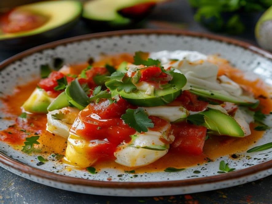 Huevos Pochados con Gusanos de Maguey Keto