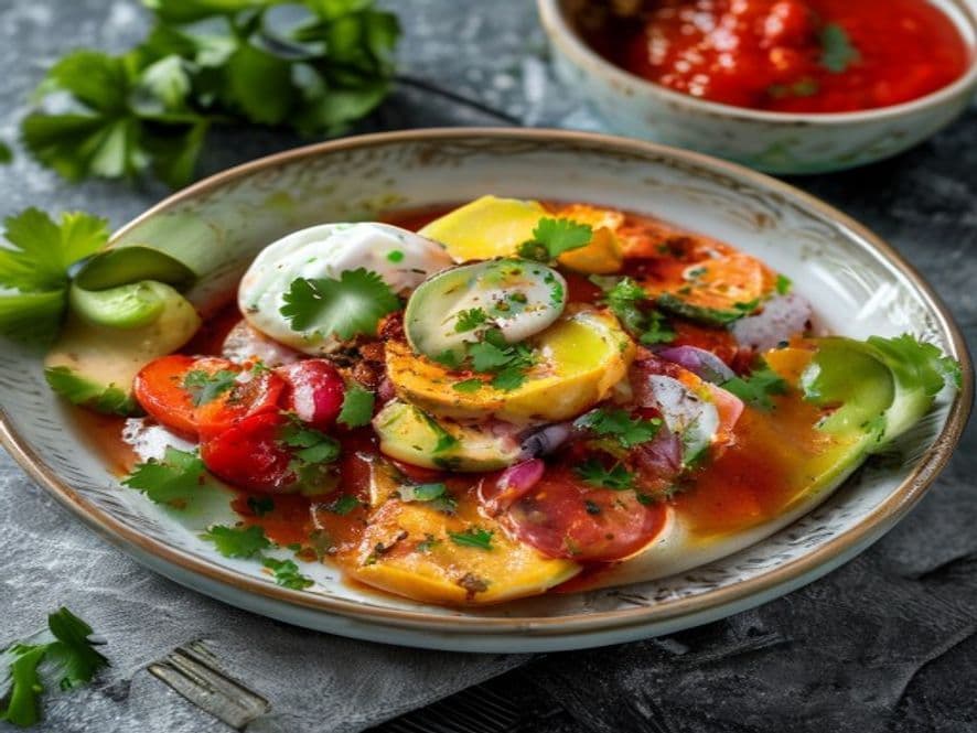 Huevos Pochados con Hongos Silvestres Keto