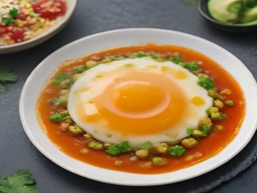 Huevos pochados con huitlacoche keto