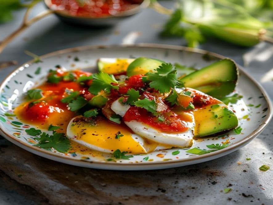Huevos Pochados con Jumiles Keto