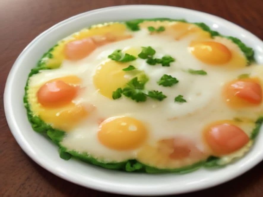 Huevos Pochados con Pico de Gallo y Queso Keto