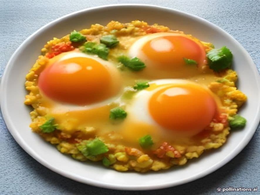Huevos Pochados con Salsa Taquera Keto