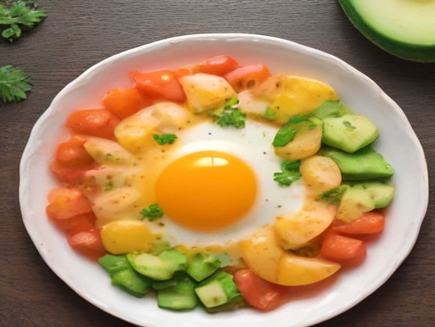 Huevos Revueltos con Hierba Santa Oaxaqueña Keto