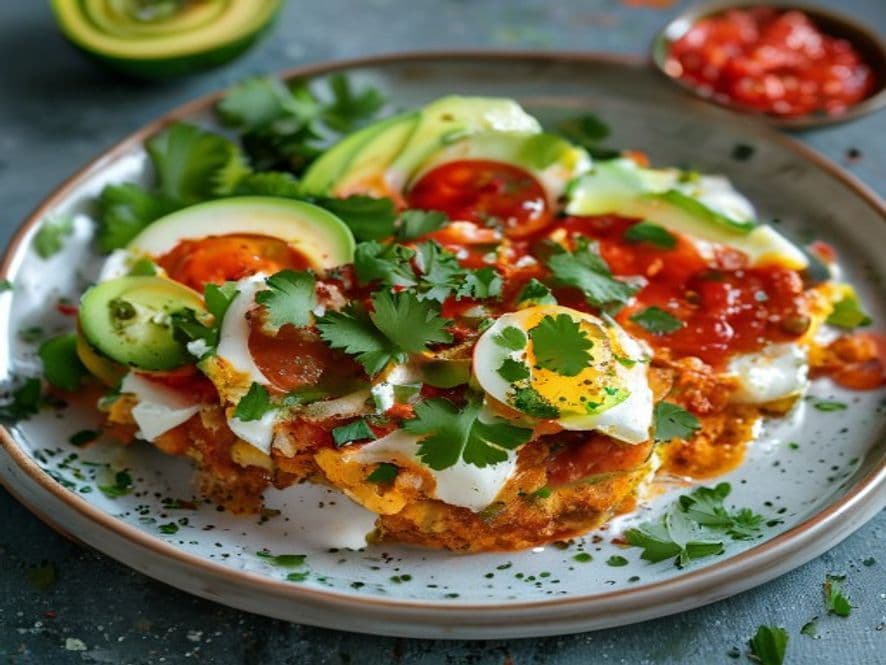 Huevos revueltos con nopales y epazote keto