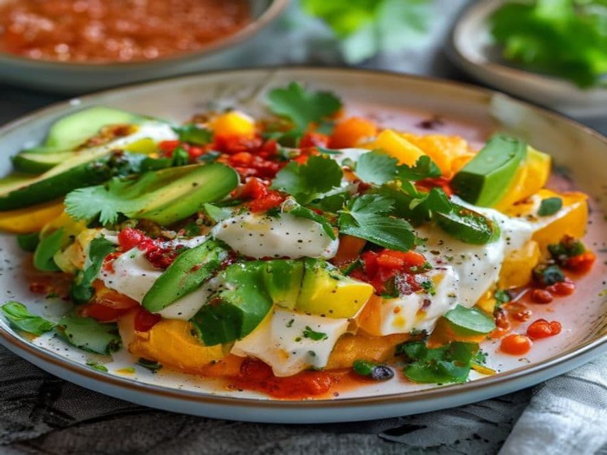 Huevos Revueltos con Queso Oaxaca y Jalapeño Keto