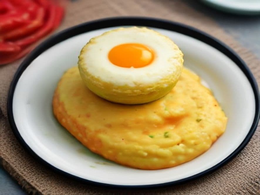 Huevos soufflé keto con cecina oaxaqueña keto