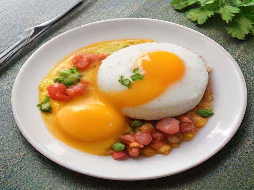 Huevos Soufflé Keto con Chistorra y Pimiento Asado