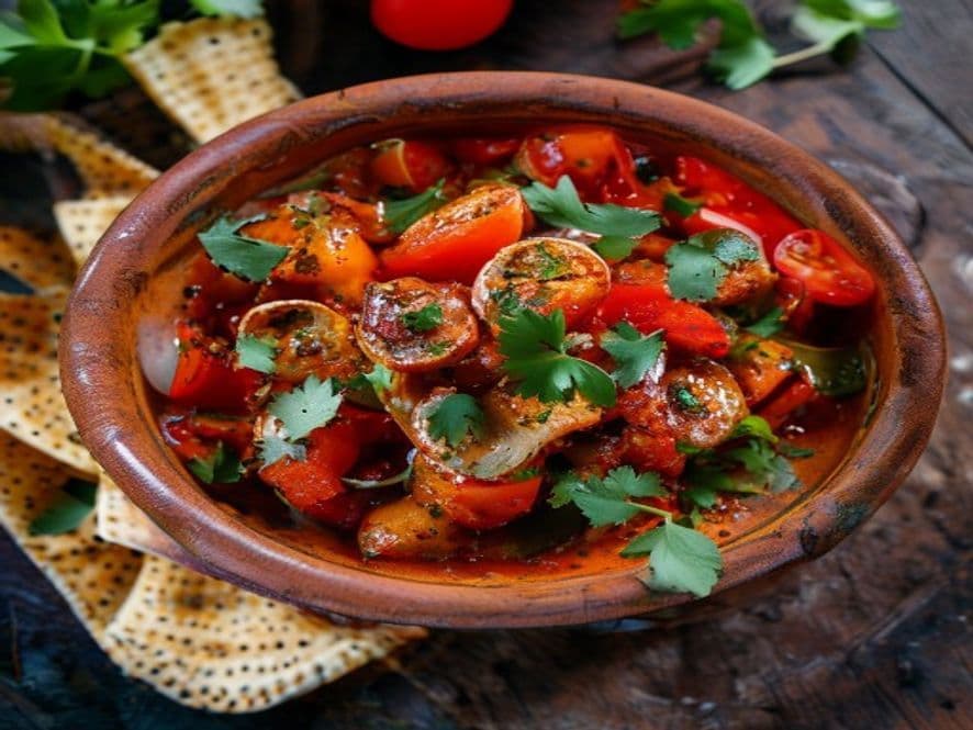 Jabalí en salsa de chile morita Keto
