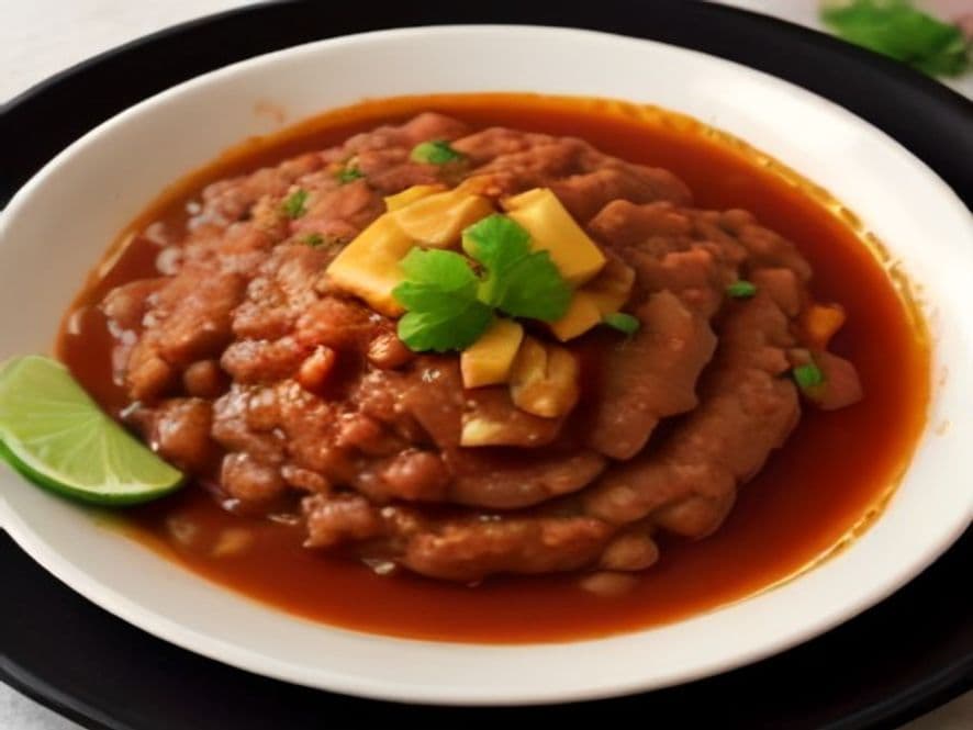 Lengua de Res en Salsa Roja Keto Tradicional