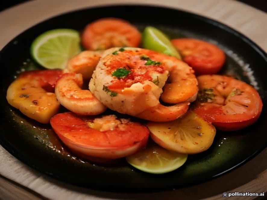 Mejillones Keto en Salsa Roja de Chile Guajillo y Epazote
