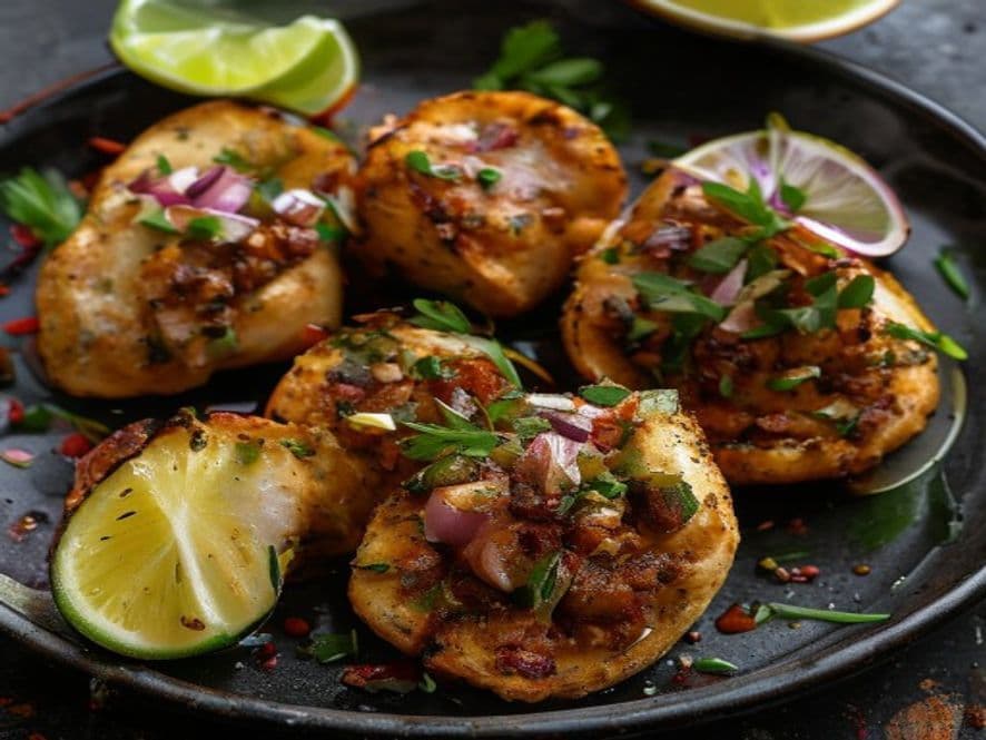 Mini Chalupas Keto de Carnitas