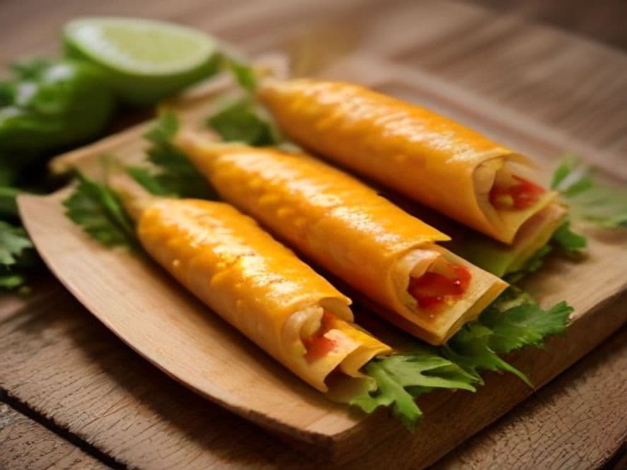 Mini Flautas Keto de Tasajo