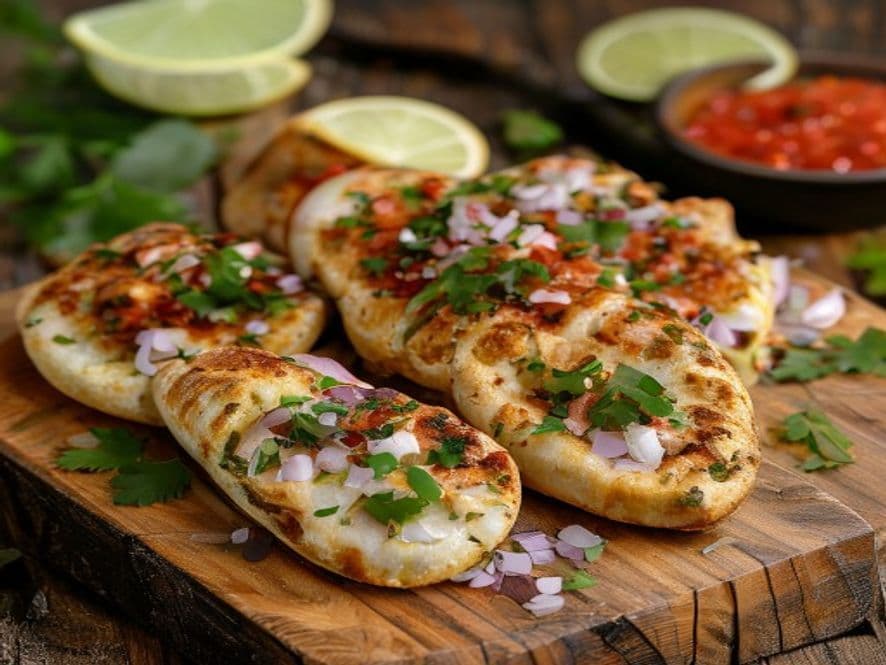 Mini Memelas Keto de Conejo con Chicharrón Prensado