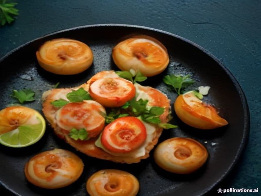 Mini Memelas Keto de Pulpo al Ajillo
