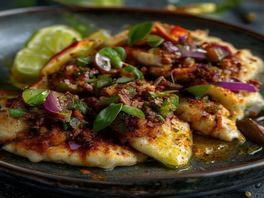 Mini Tlacoyos Keto de Pollo